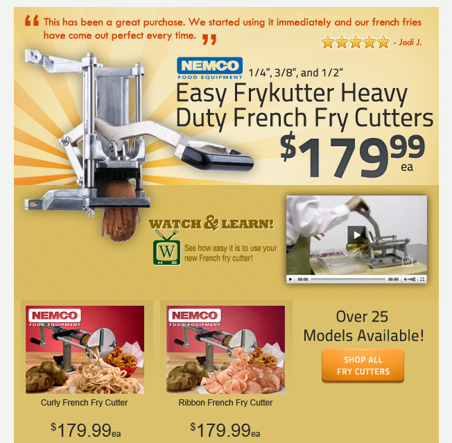 French Fry Kutters