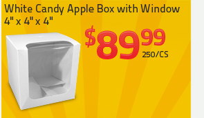 White Candy Apple Box