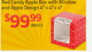 Red Candy Apple Box