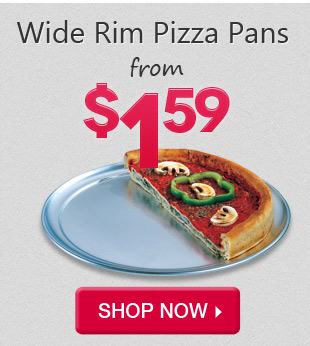 Wide Rim Pizza Pans 
