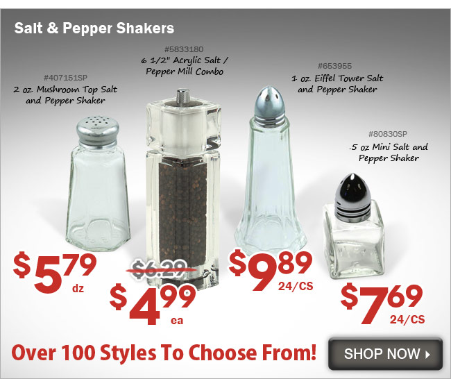 Salt and Pepper Shakers