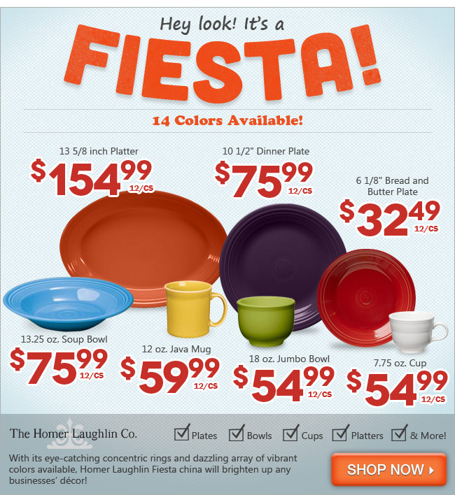 Homer Laughlin Fiesta Dinnerware