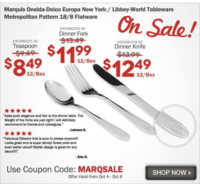Marquis Flatware 18/8
