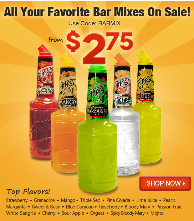 Finest Call Bar Drink Mixes On Sale!