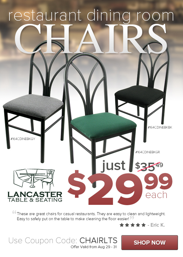 Lancaster Table & Seating Restaurant Dining Room Chairs on Sale!
