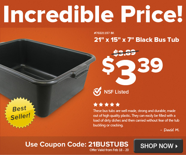Black Bus Tub 