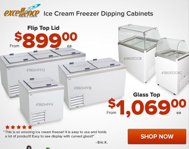 Ice Cream Freezer Dipping Cabinets