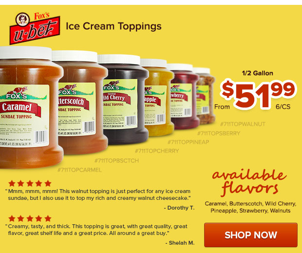 Ice Cream Toppings