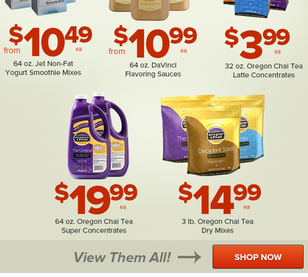 Great Pricing on Drink Mixes!