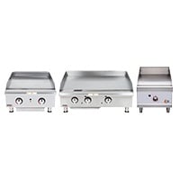 Commercial Gas Griddles and Flat Top Grills