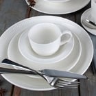 Libbey Zipline Royal Rideau White Porcelain Dinnerware