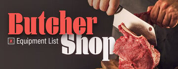 Butcher Shop Equipment List
