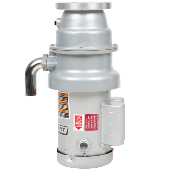 Scratch and Dent Hobart FD4/50-3 Commercial Garbage Disposer with Short Upper Housing - 1/2 hp, 120/208-240V