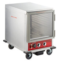Avantco HPI-1812 Undercounter Half Size Insulated Heated Holding / Proofing Cabinet with Clear Door - 120V