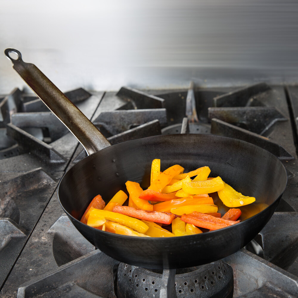 French Style 8 3/4" Carbon Steel Fry Pan