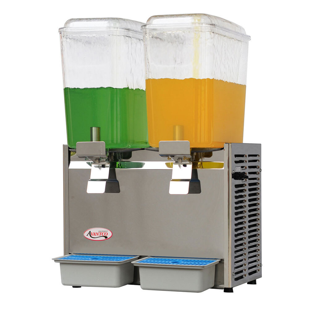 Avantco RBD52 Double 5 Gallon Bowl Refrigerated Beverage Dispenser
