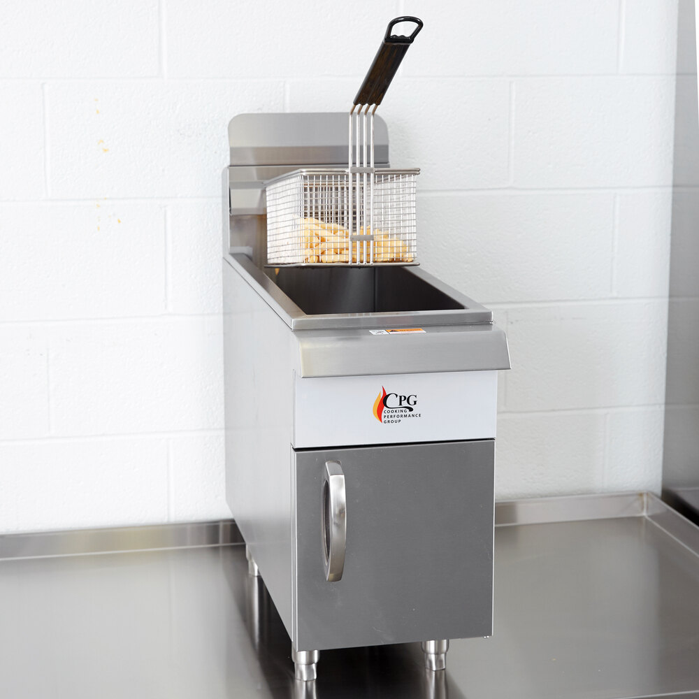 Liquid Propane Cooking Performance Group CF15 15 lb. Gas Countertop