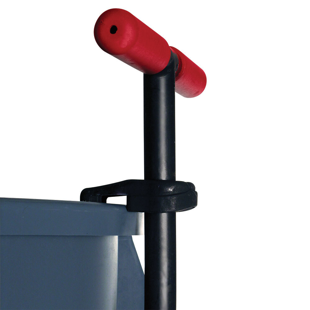 Rubbermaid FG265200 Black Brute Trainable Dolly Pull Handle (FG265200BLA)