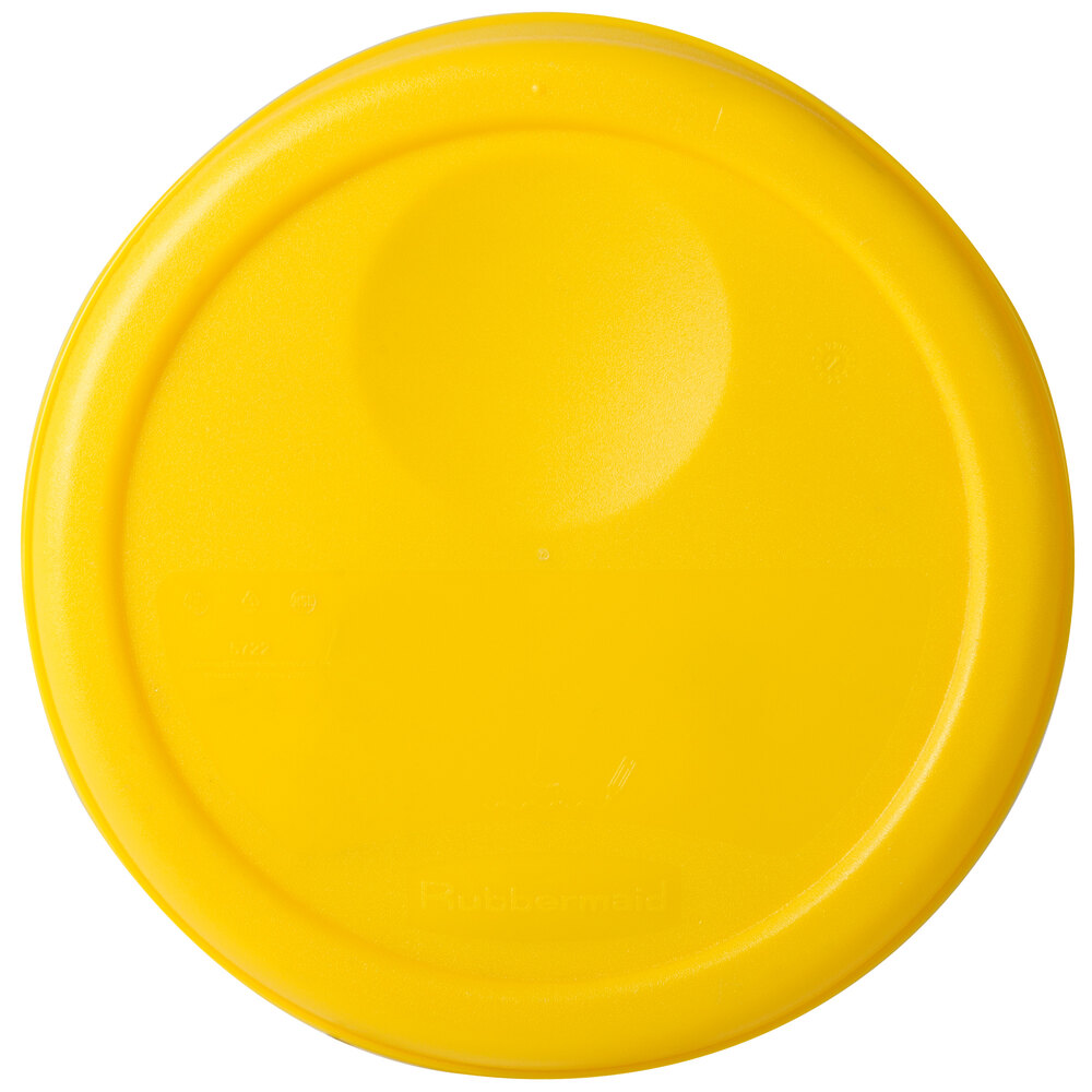 Rubbermaid 5722 Yellow Lid for 2, 4 Qt. Round Food Storage Containers