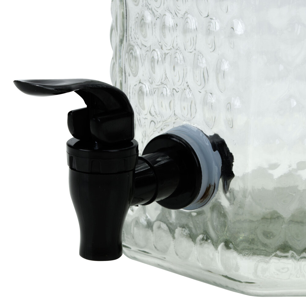 Core 1 Gallon Glass Beverage Dispenser with Glass Lid 8 1/2" x 6" x