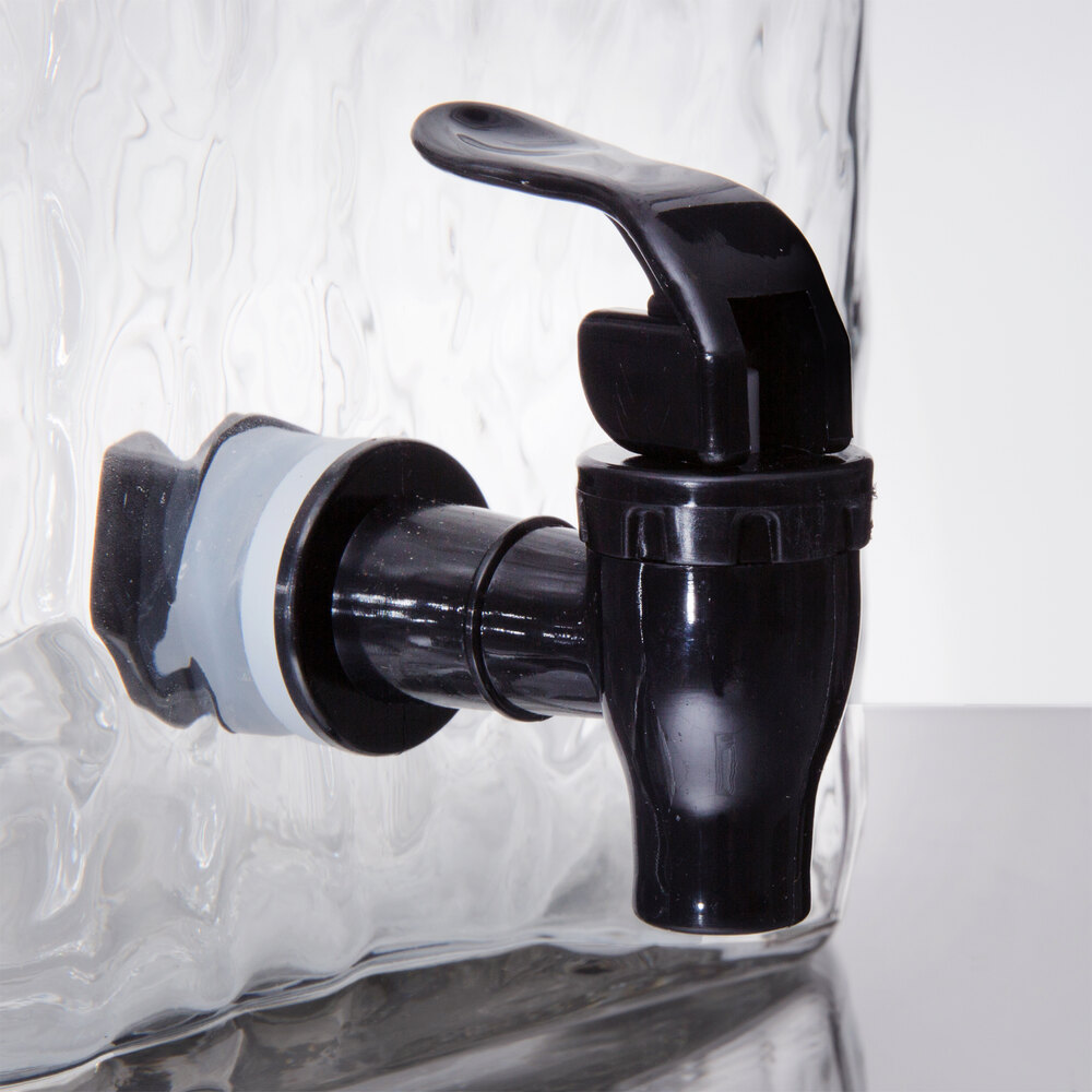 Core 5 Gallon Hammered Glass Beverage Dispenser