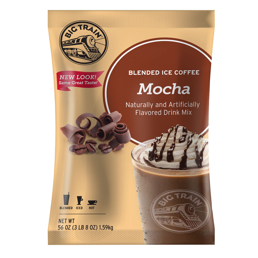 Big Train Mocha Blended Ice Coffee Mix 3.5 lb.
