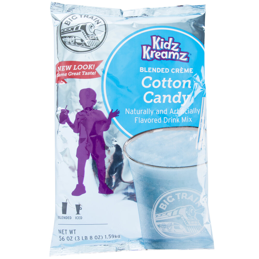 Big Train Cotton Candy Kidz Kreamz Frappe Mix 3.5 lb.