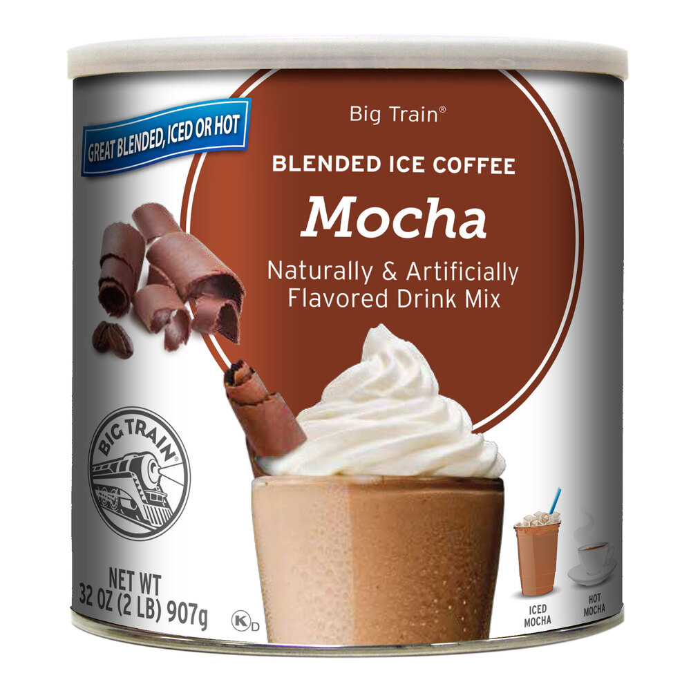 Big Train Mocha Blended Ice Coffee Mix 2 lb.
