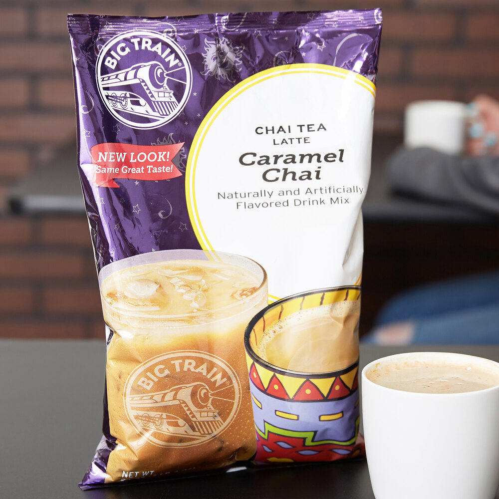 Big Train Caramel Chai Tea Latte Mix 3.5 lb.