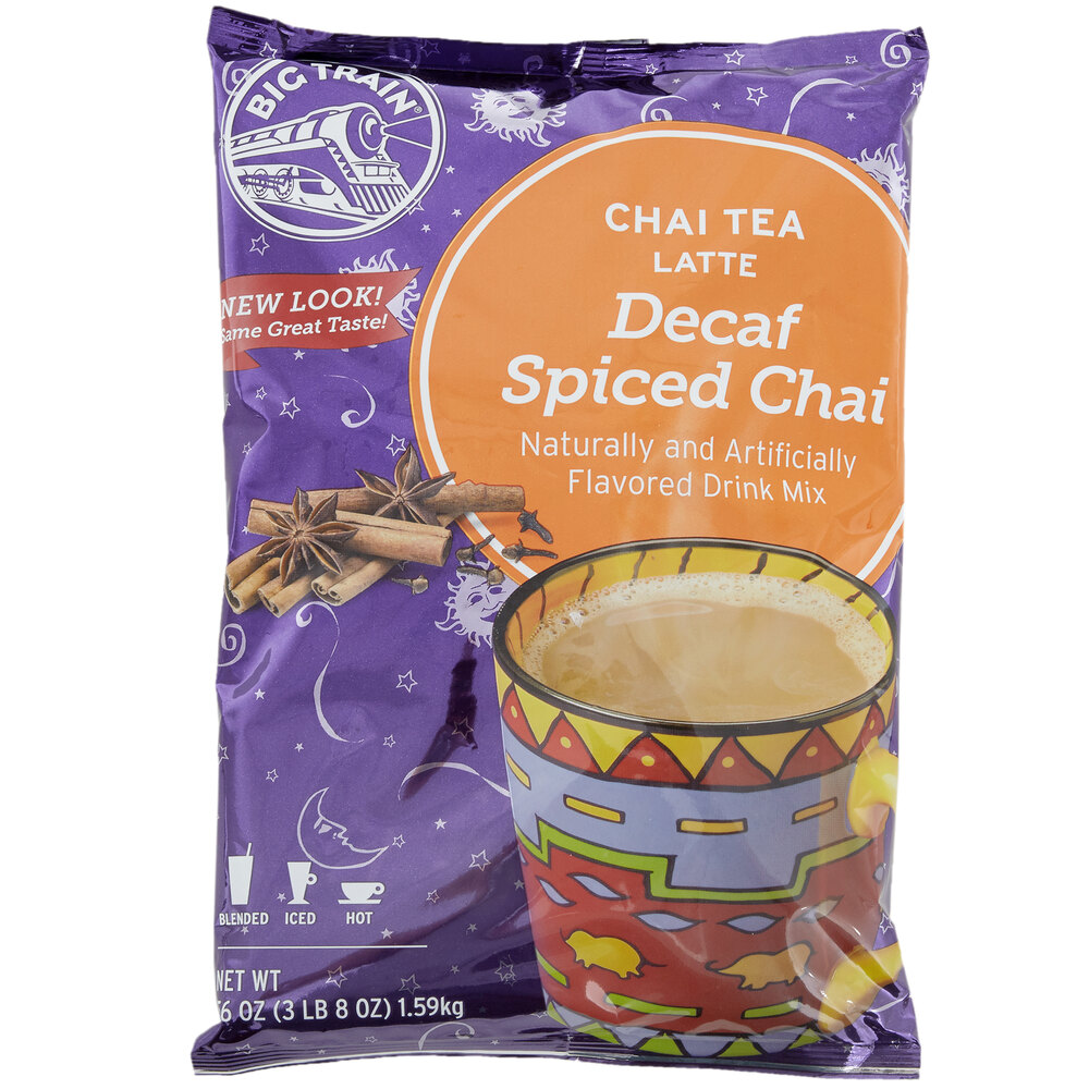 Big Train Decaf Spiced Chai Tea Latte Mix 3.5 lb.