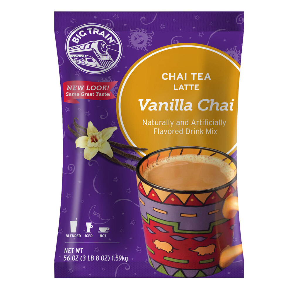Big Train Vanilla Chai Tea Latte Mix 3.5 lb. Bag
