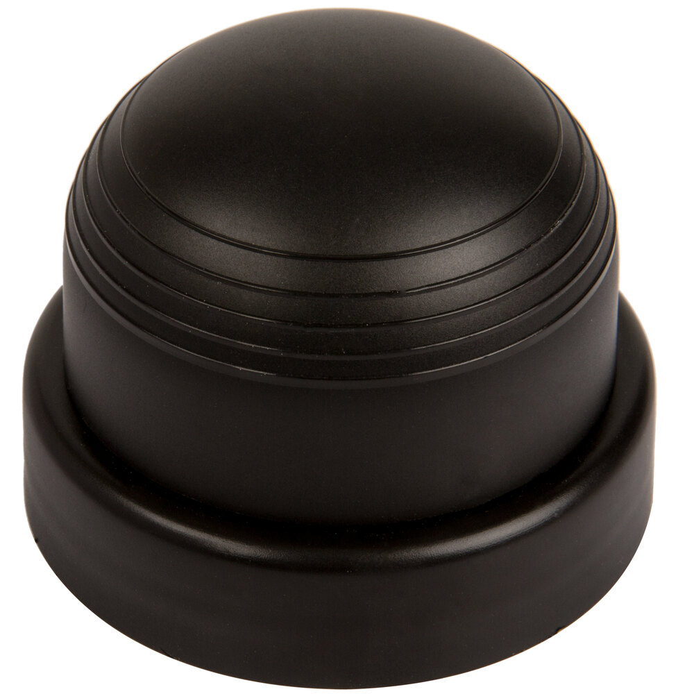 Libbey 13230520 19.75 oz. Glass Cocktail Shaker 500 with Black Lid