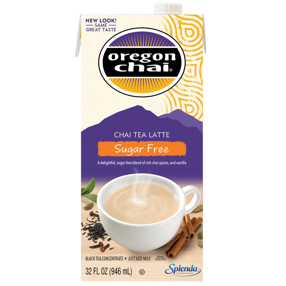 Sugar Free Oregon Chai Tea Latte Concentrate 32 oz.