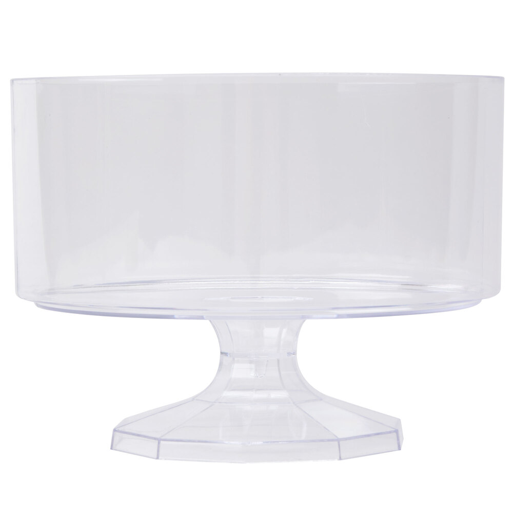 Fineline Platter Pleasers 3530 1.19 qt. Clear Trifle Bowl 6 / Case