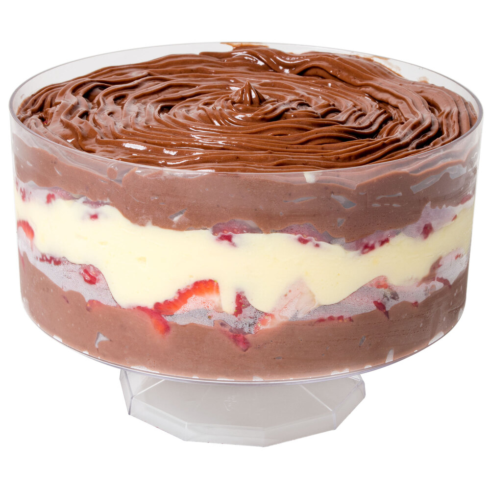 Fineline Platter Pleasers 3531 2.34 Qt. Clear Trifle Bowl 6/Case