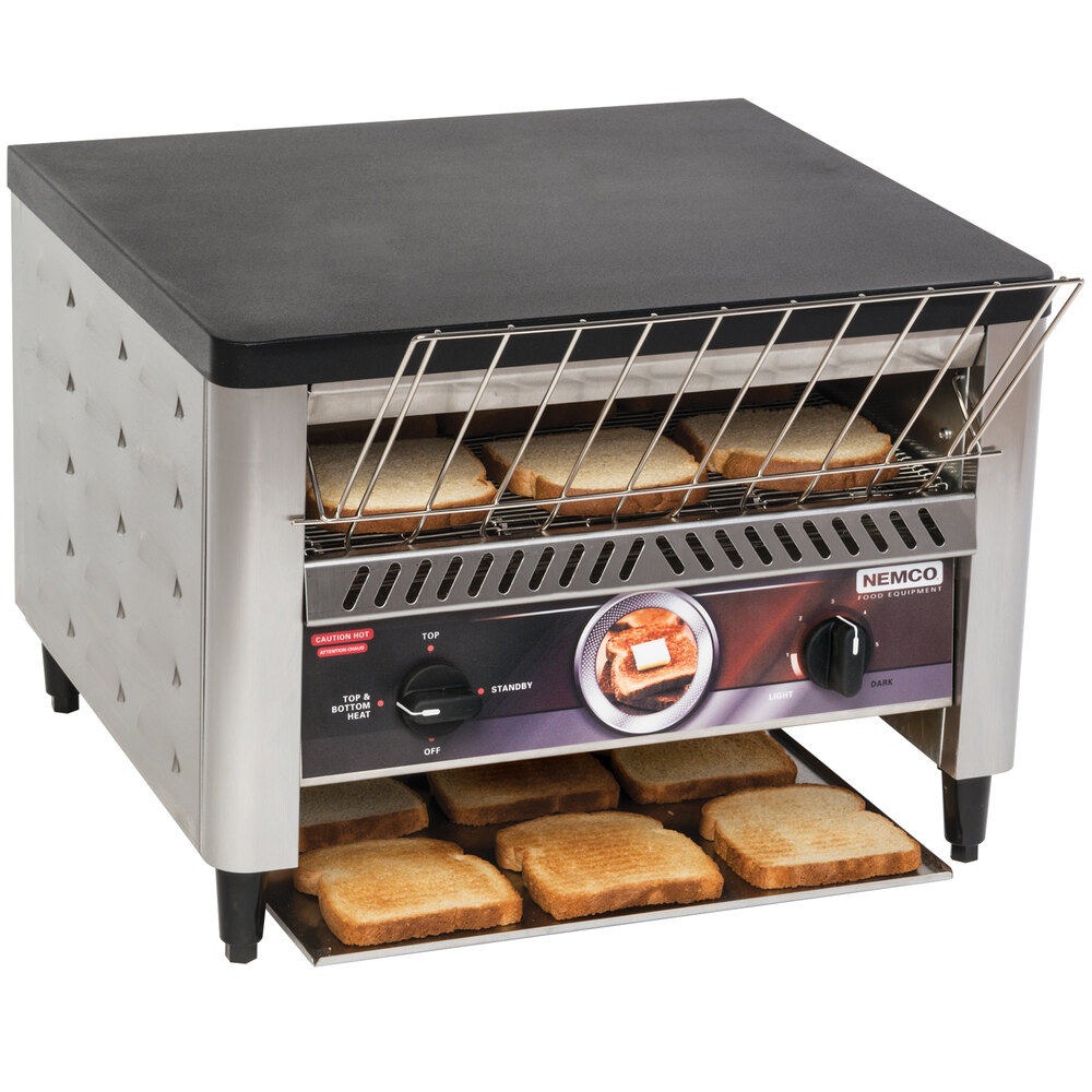 Nemco 6805 15 1/2" Wide Conveyor Toaster with 2" Opening 220V, 3600W