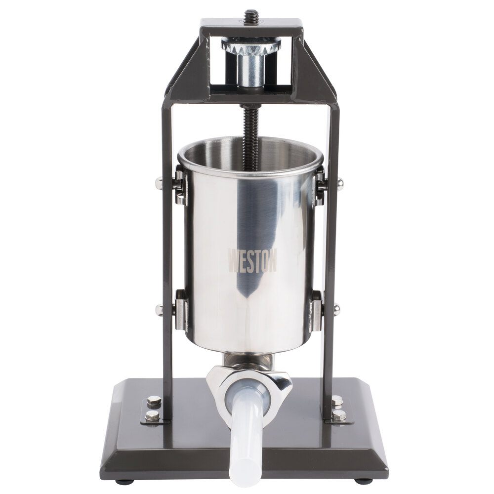 Weston 730501W 5 lb. Vertical Manual Sausage Stuffer