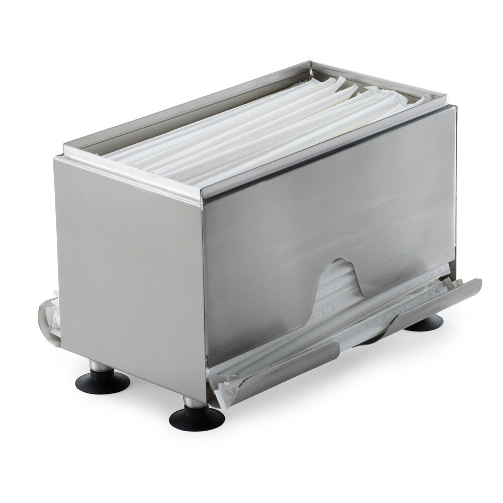 Tablecraft 237 DoubleSided Wrapped Straw Dispenser