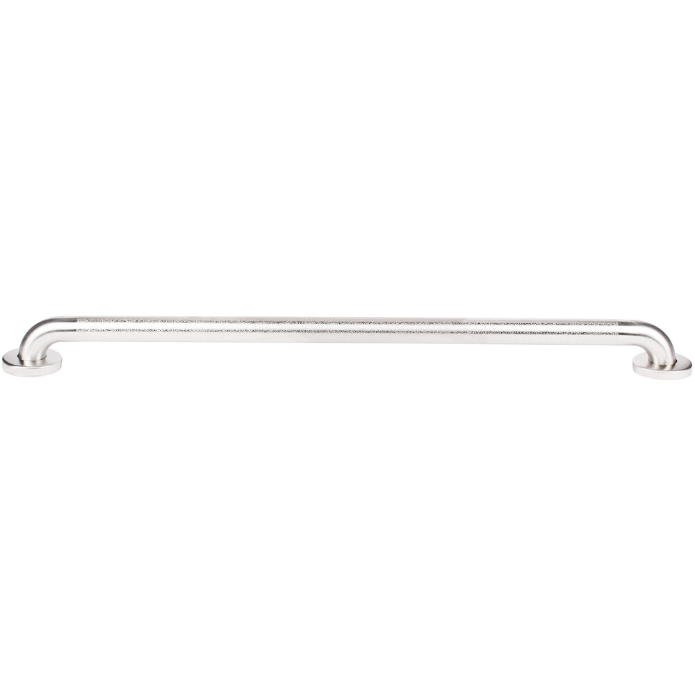 Bobrick B6806.99X24 24" Handicapped Restroom Grab Bar with Peened Grip