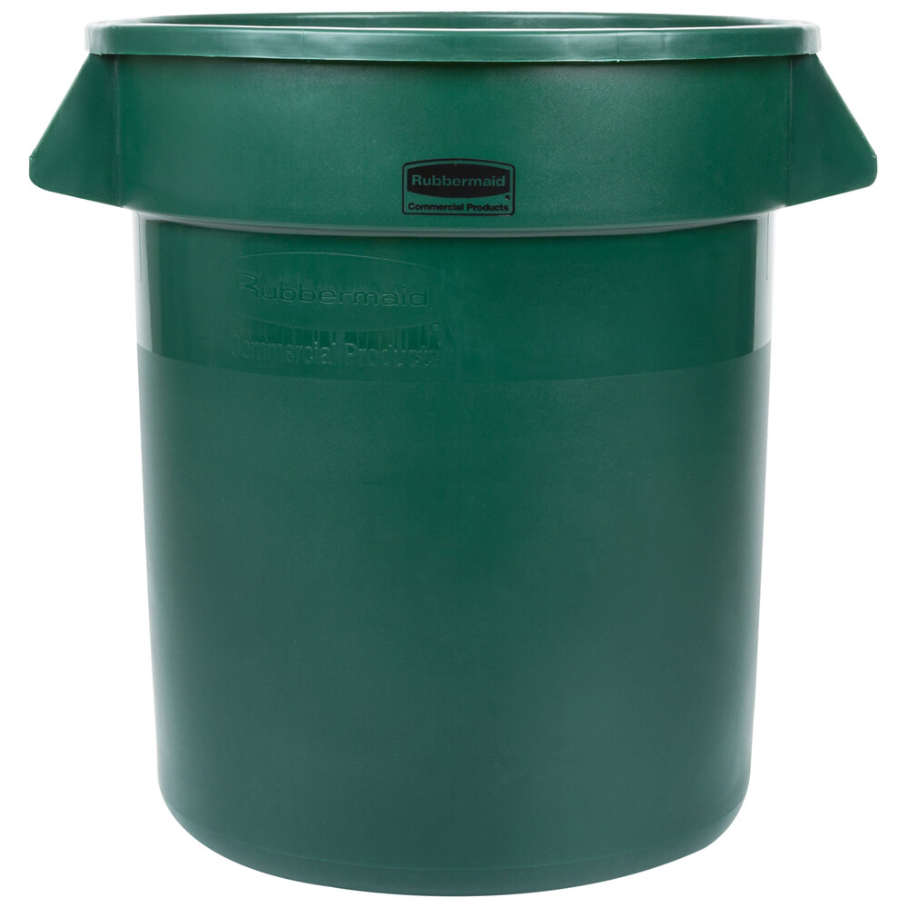 Rubbermaid Green 10 Gallon Trash Can