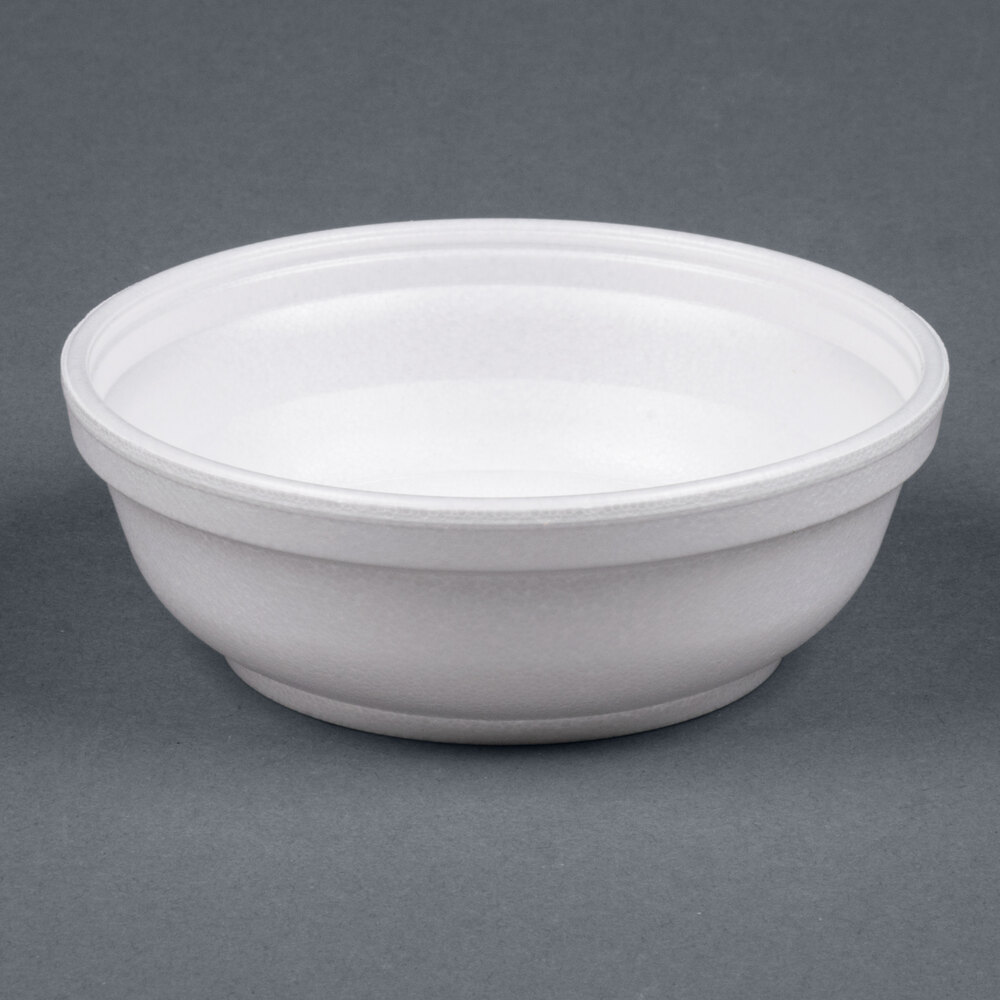 Dart Solo 6B20 6 oz. Insulated White Foam Bowl 50/Pack