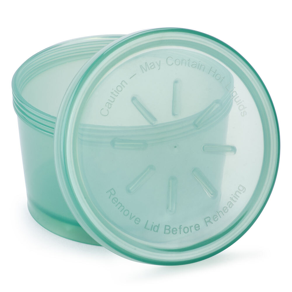 Jade Green GET EC07 Reusable EcoTakeouts Soup Containers 12 oz. 12 / Pack
