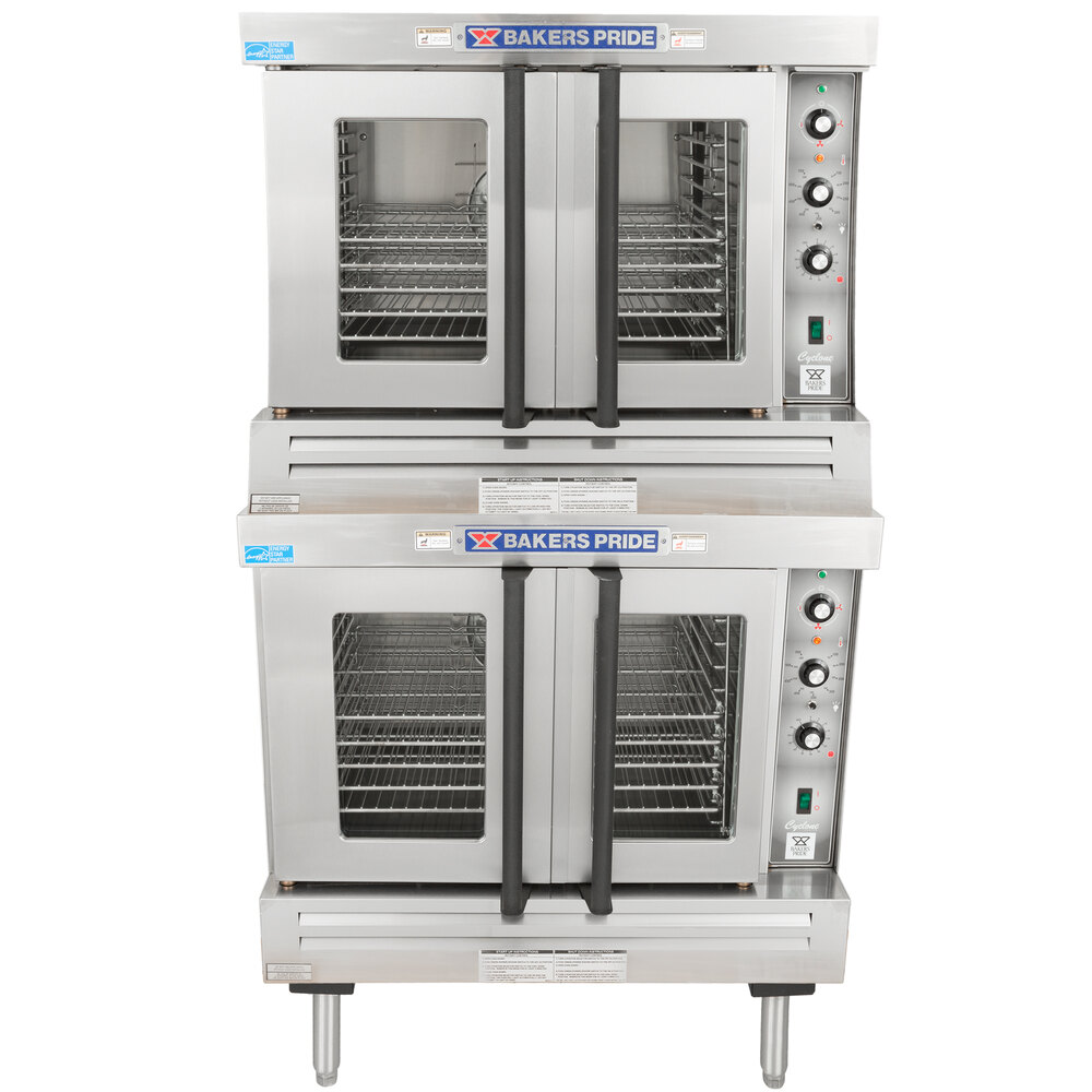 Bakers Pride BCOG2 Cyclone Series Liquid Propane Double Deck Full Size