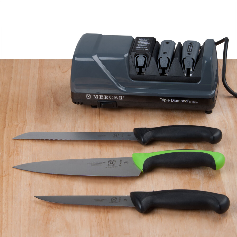 Mercer M10000 Triple Diamond 3 Stage Professional Electric Knife Sharpener