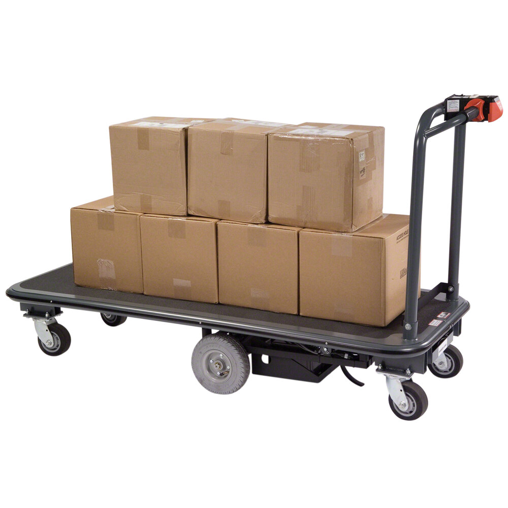 Lakeside 8190 PlusPower Battery Operated Platform Truck 68 1/2" x 27