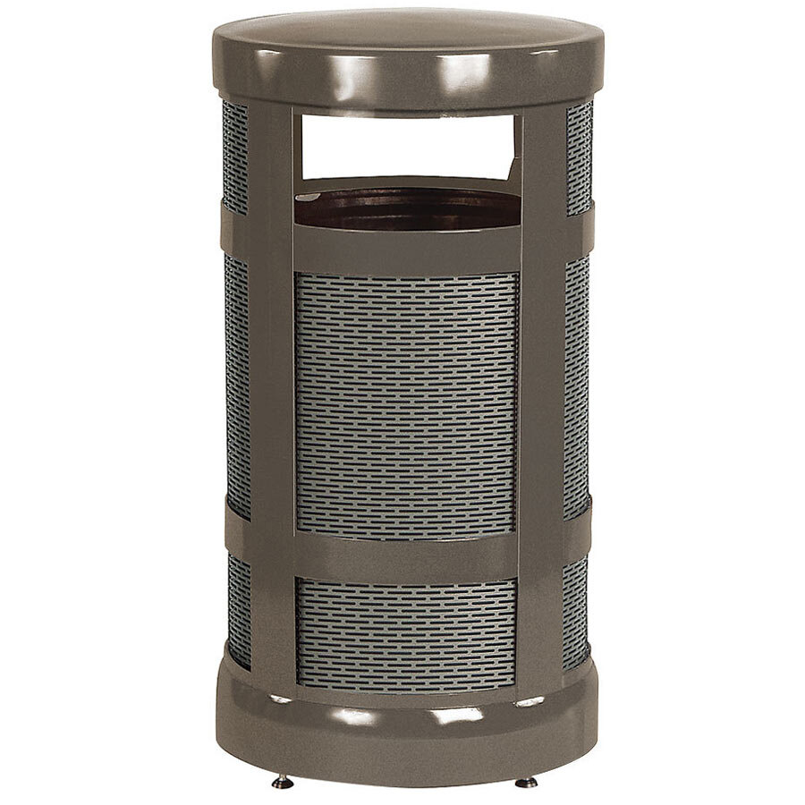 Rubbermaid FGA17ABZPL Architek Radius Top Architectural Bronze Steel