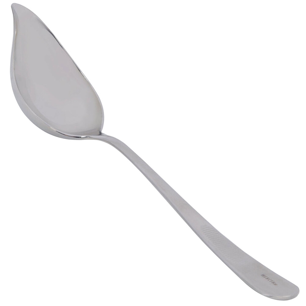 Mercer M35142 1 oz. Saucier Spoon with Tapered Spout