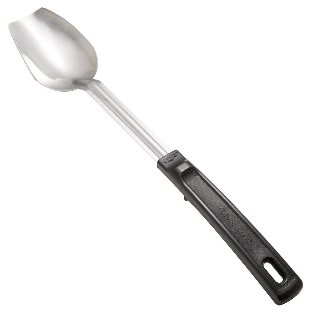 Vollrath 46948 13" Standard Stainless Steel 3Sided Serving Spoon with