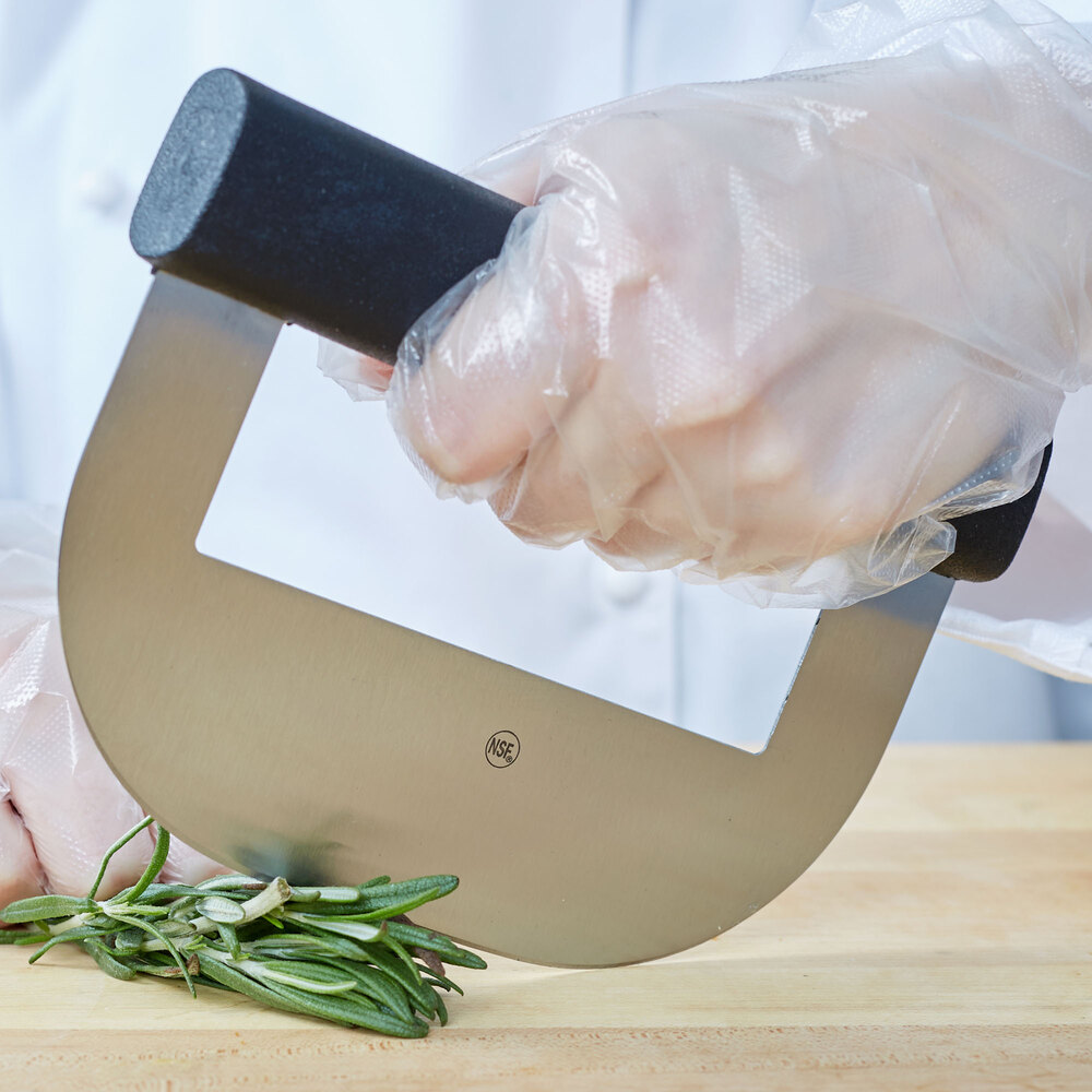 6" Chopping Knife with Polypropylene Handle and Single Blade