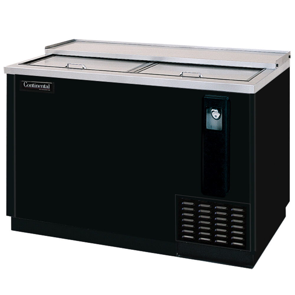 Continental Refrigerator CBC50 50" Black Horizontal Bottle Cooler